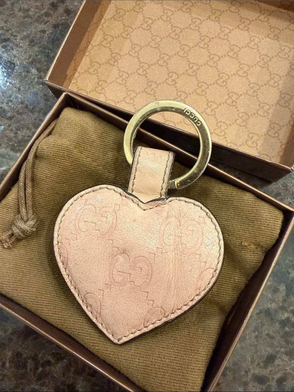 Gucci heart shaped